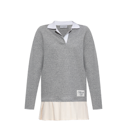 Dress Collar Sporty Grey