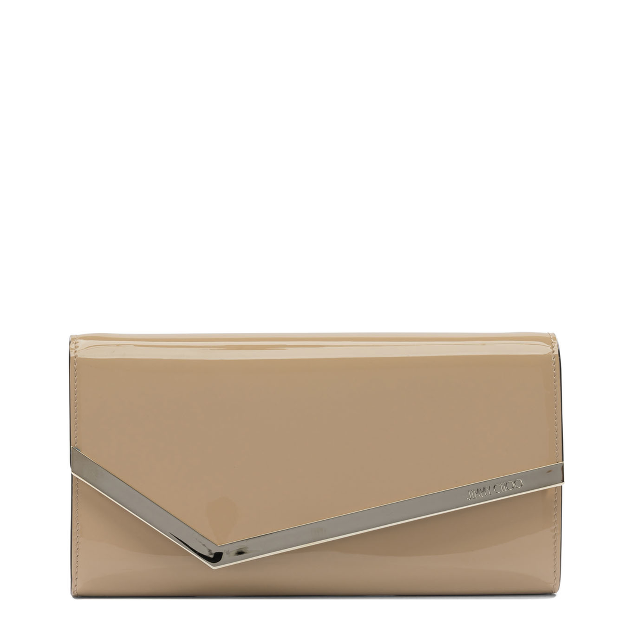 MAYFEYR - Jimmy Choo - Emmie Clutch - EMMIEPATCHAILIGHTGOLD