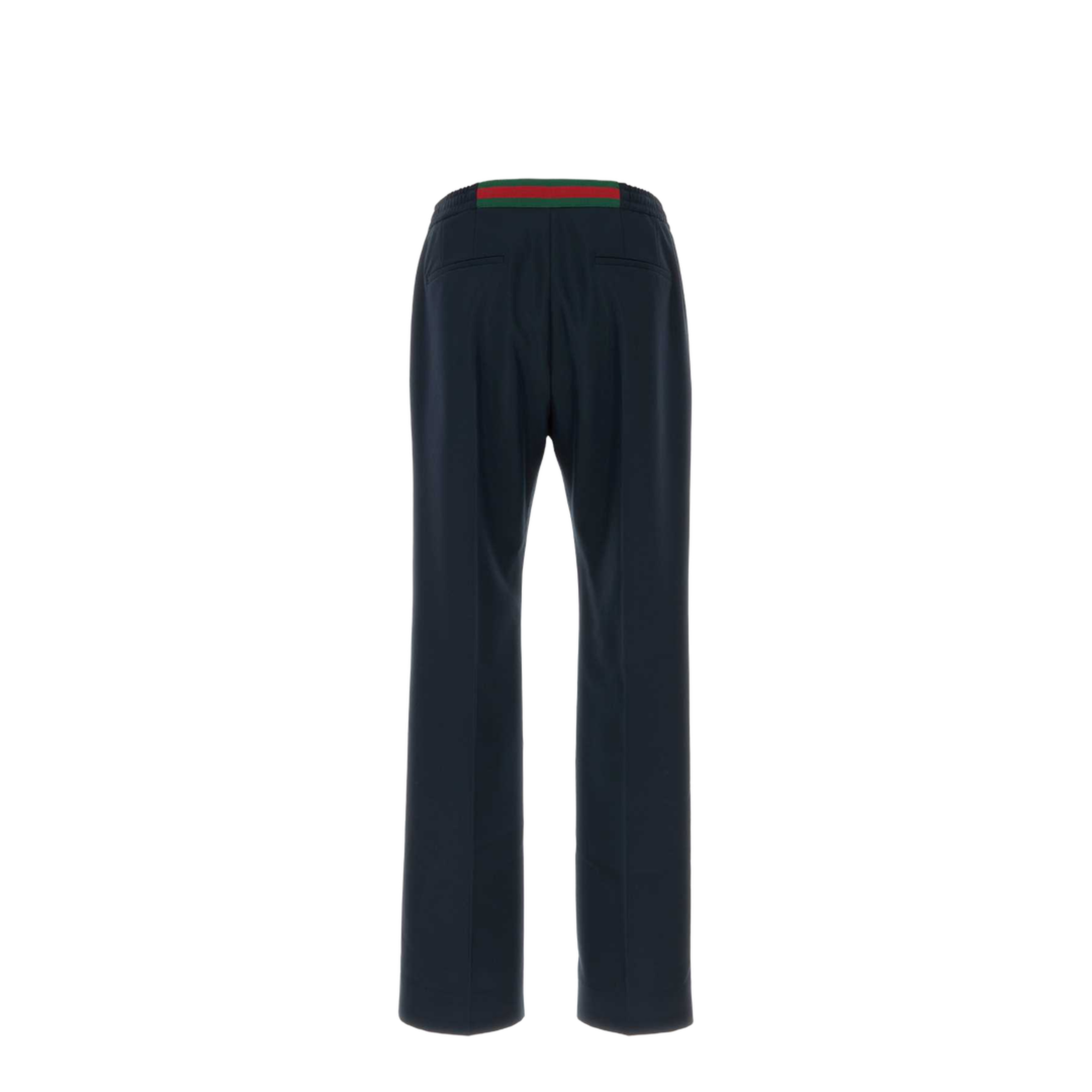 Technical Panama Sportswear Trousers in Dark Blue
