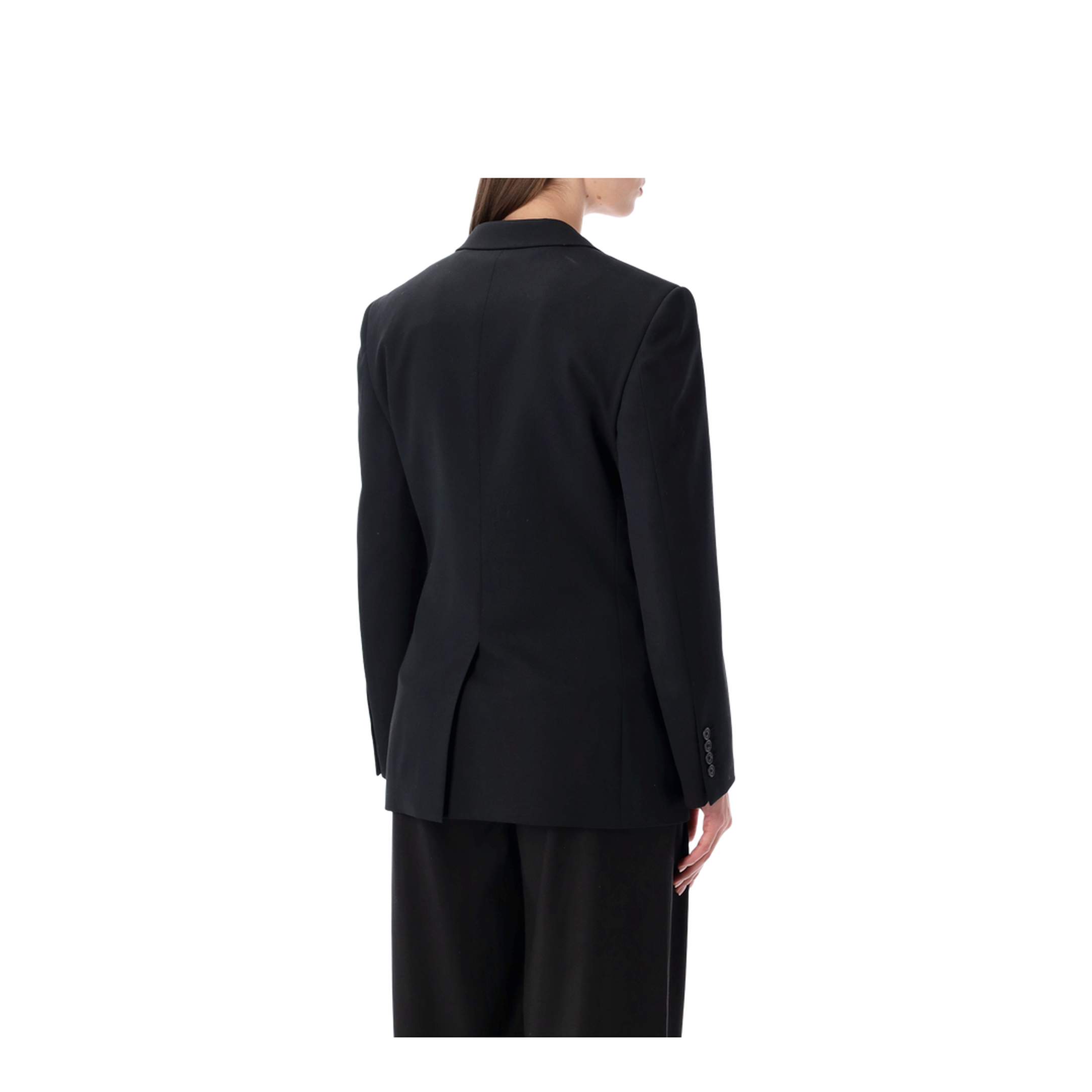 Standard Single-Breasted Tailored Blazer in Black
