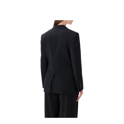 Standard Single-Breasted Tailored Blazer in Black