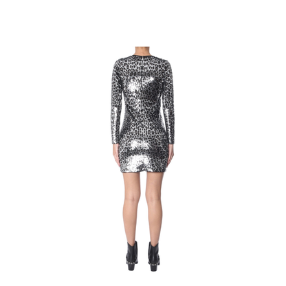 MAYFEYR - MICHAEL BY MICHAEL KORS - Leopard Dress - MF98Z4LCJE033GUNMETAL