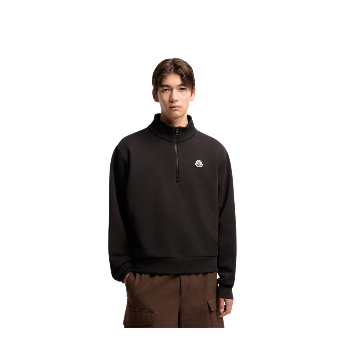 MAYFEYR - Moncler - Cotton Zip Up Sweatshirt With Logo - L20918G00059899V4999