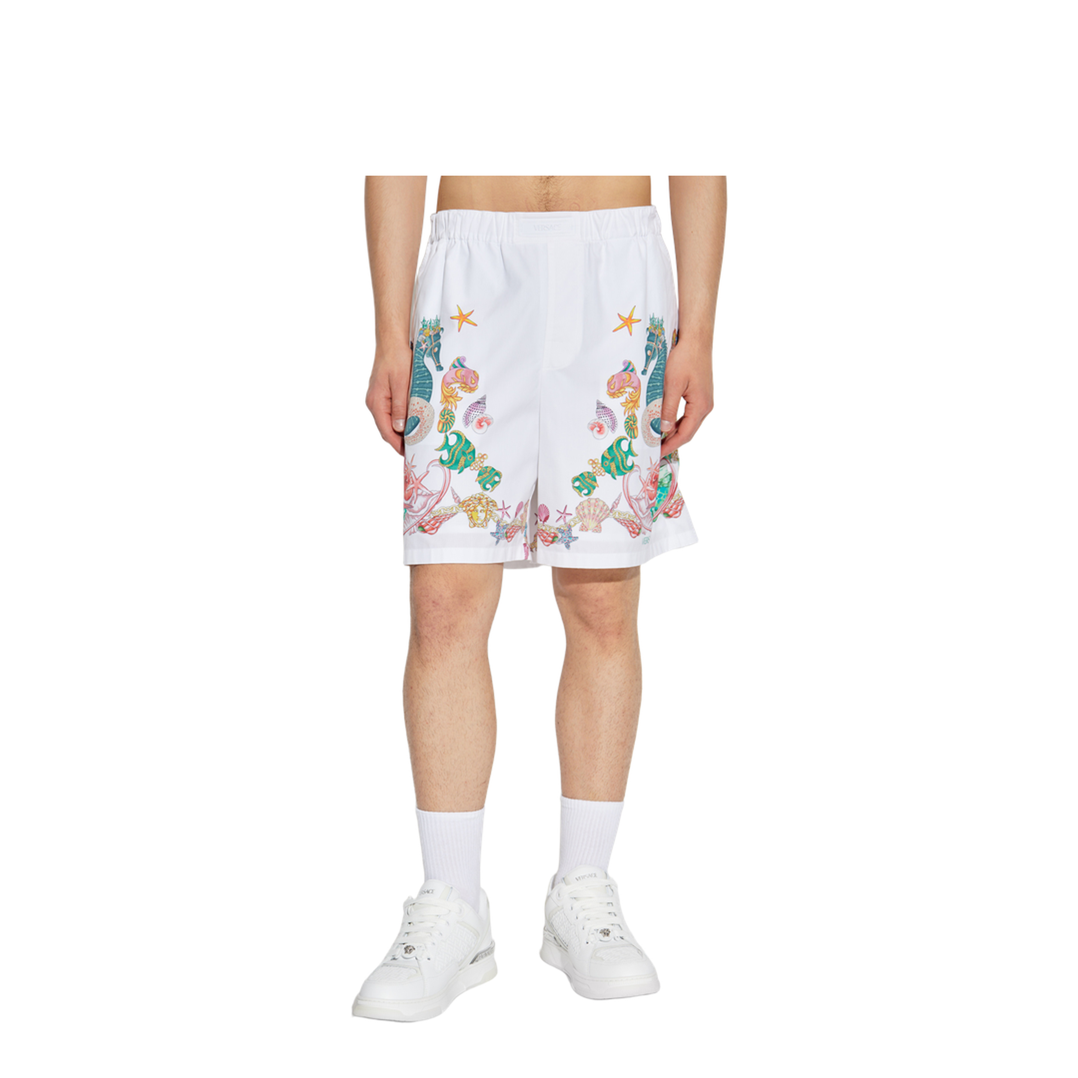Shorts with Coral Theatre print