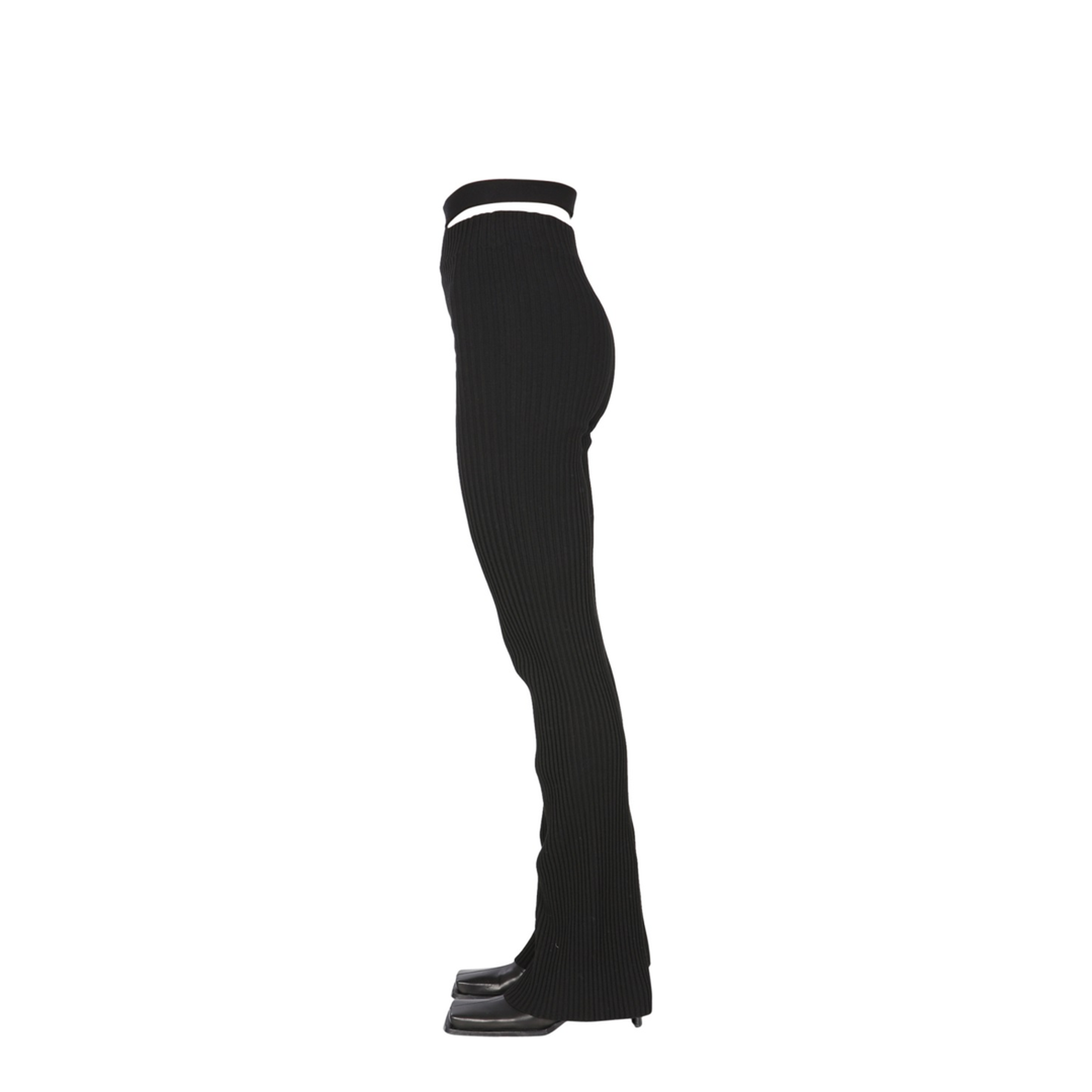 MAYFEYR - Andreādamo - Ribbed Trousers With Cut Out Belt - ADFW21PA040314730473