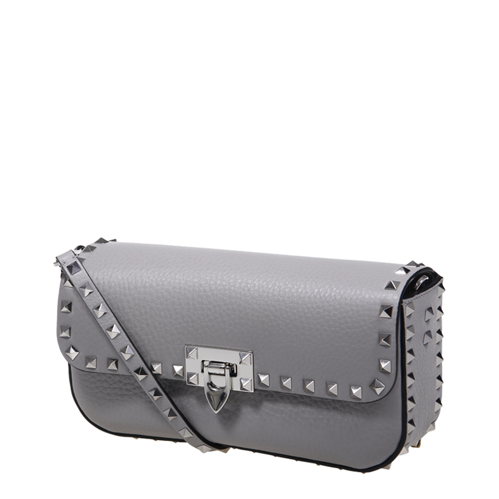 Rockstud Shoulder Bag - Grey