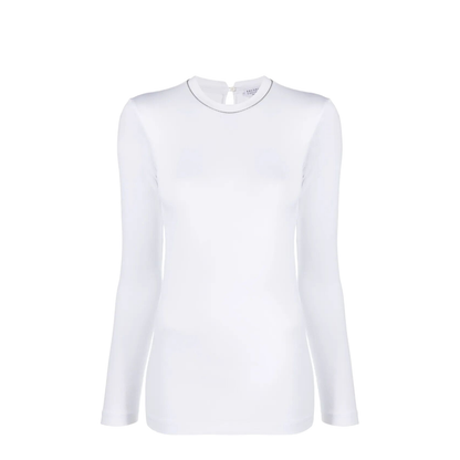 Monili Detailed Crewneck T-Shirt
