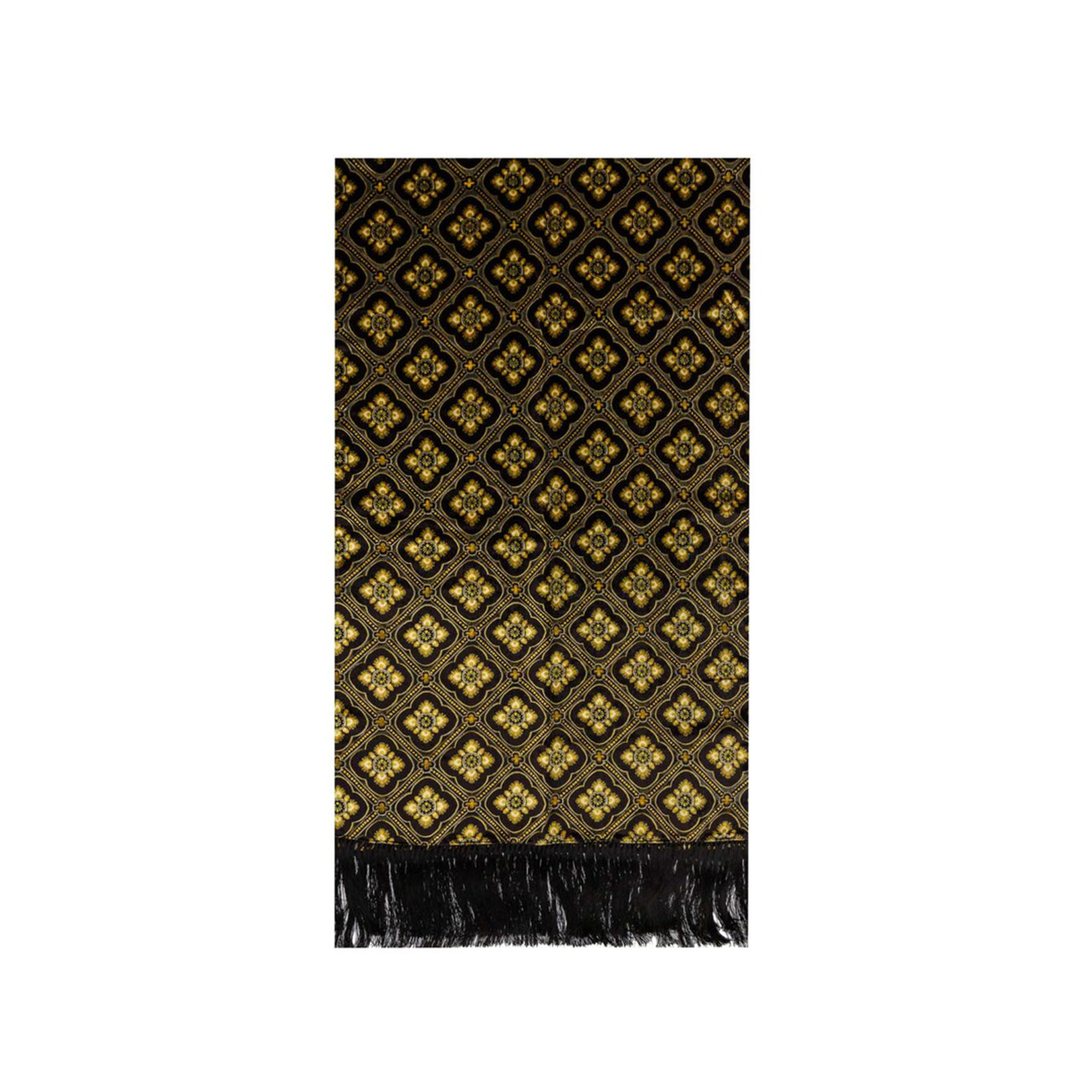 Double G Horsebit Silk Twill Pocket Square