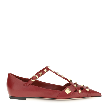 MAYFEYR - Valentino - Studdy Ballerinas In Kidskin - 9W2S0PQ9JYWBGN