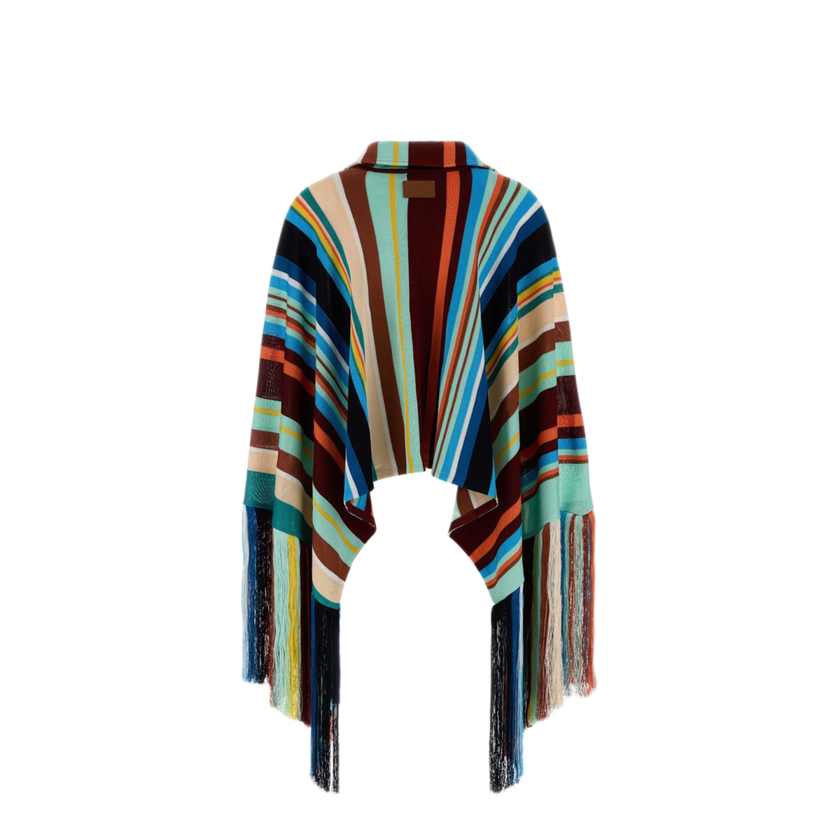 MAYFEYR - Fendi - Embroidered Knit Poncho - FZJ612AYBZF0ZA0