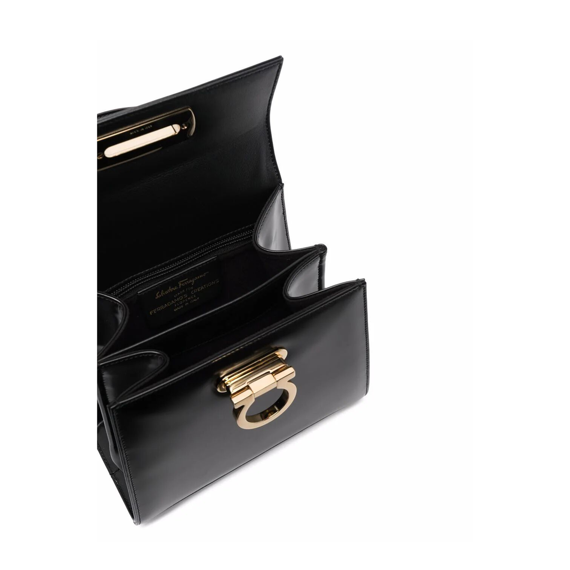 MAYFEYR - Ferragamo - Iconic Top Handle Bag - 2121930749021NERO