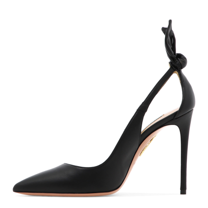 MAYFEYR - Aquazzura - Bow Tie Pump 105 Mm - DENHIGP0NAP000