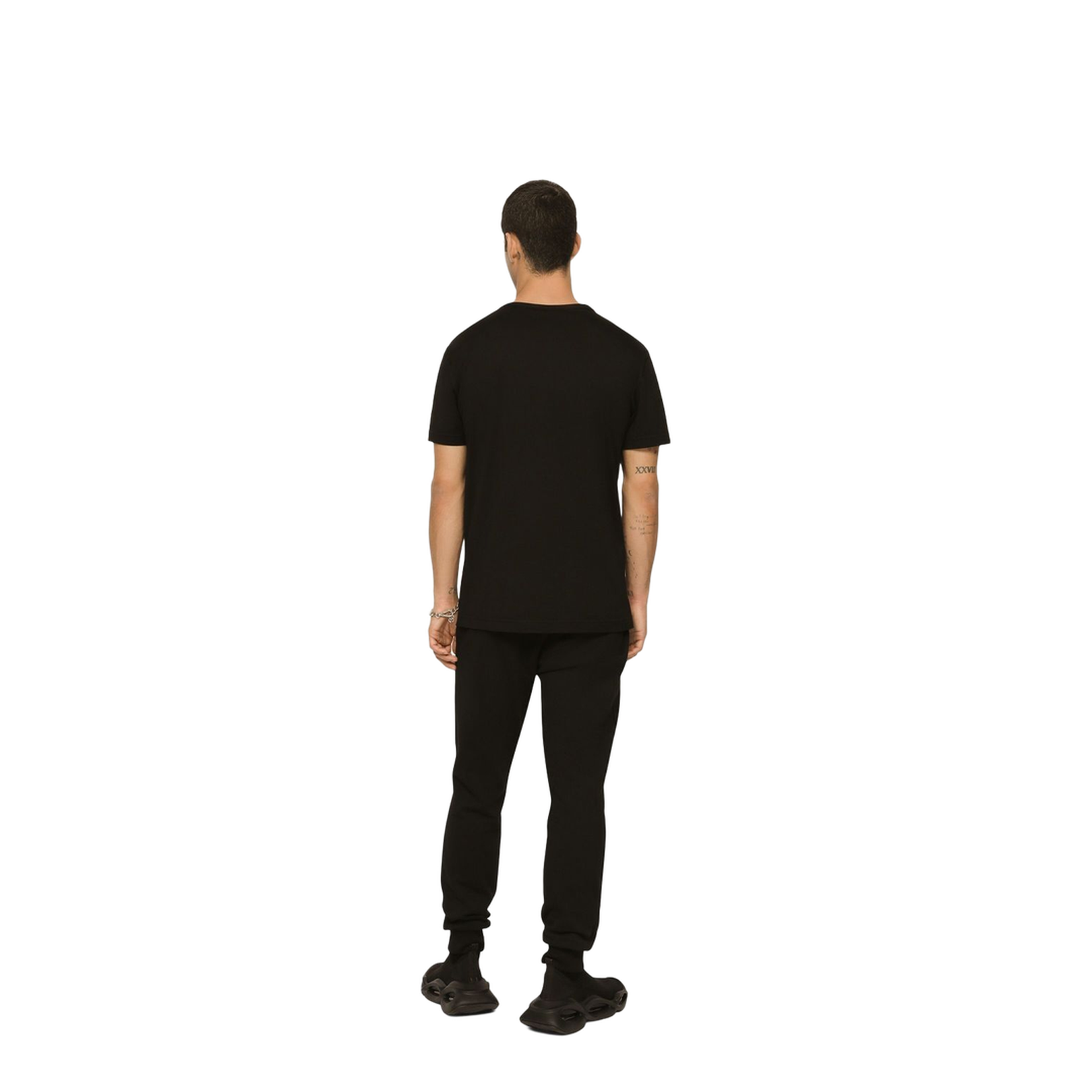 Cotton T-shirt with Branded Tag