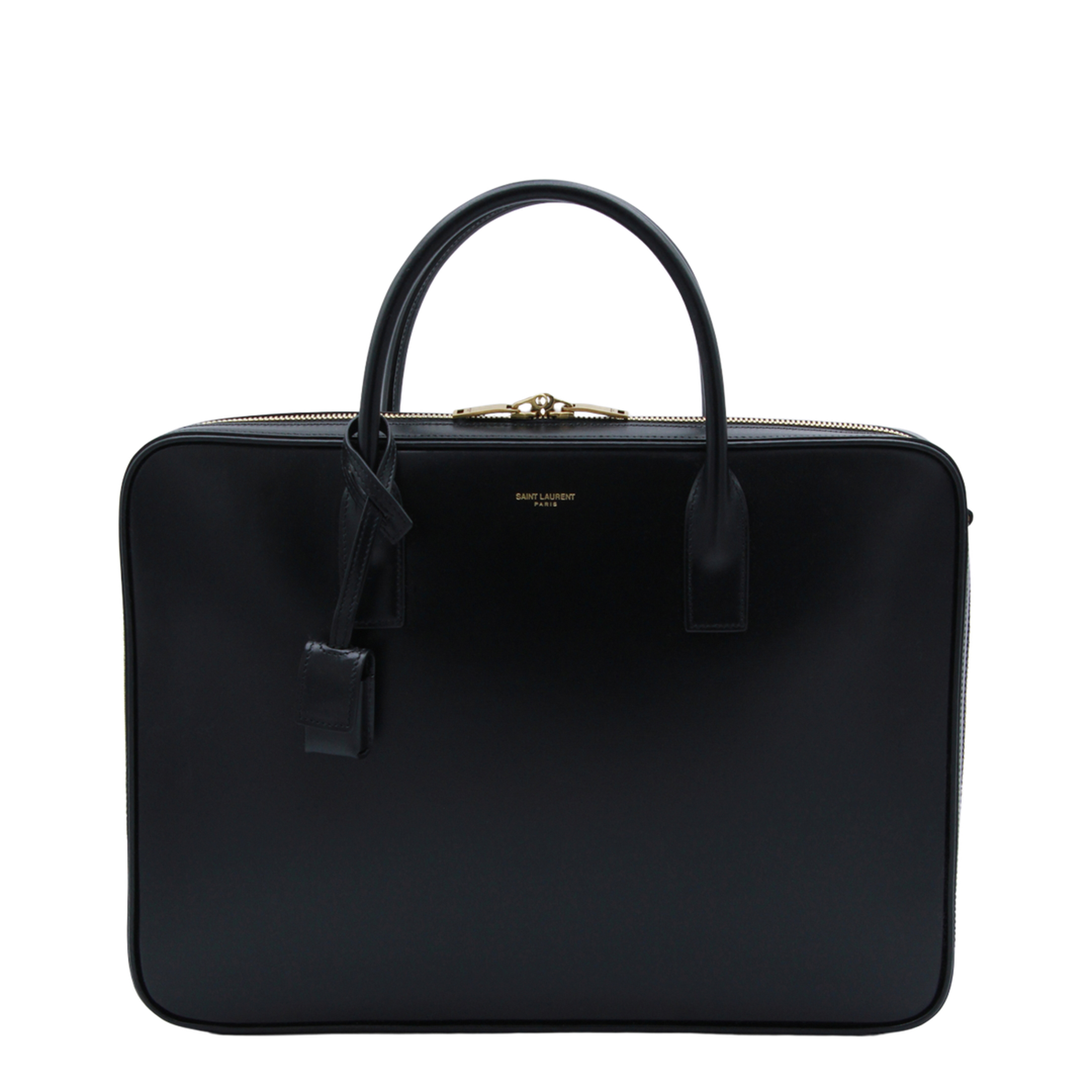 Sac de Jour Large Calfskin Bowler Bag - Black