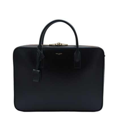 Sac de Jour Large Calfskin Bowler Bag - Black