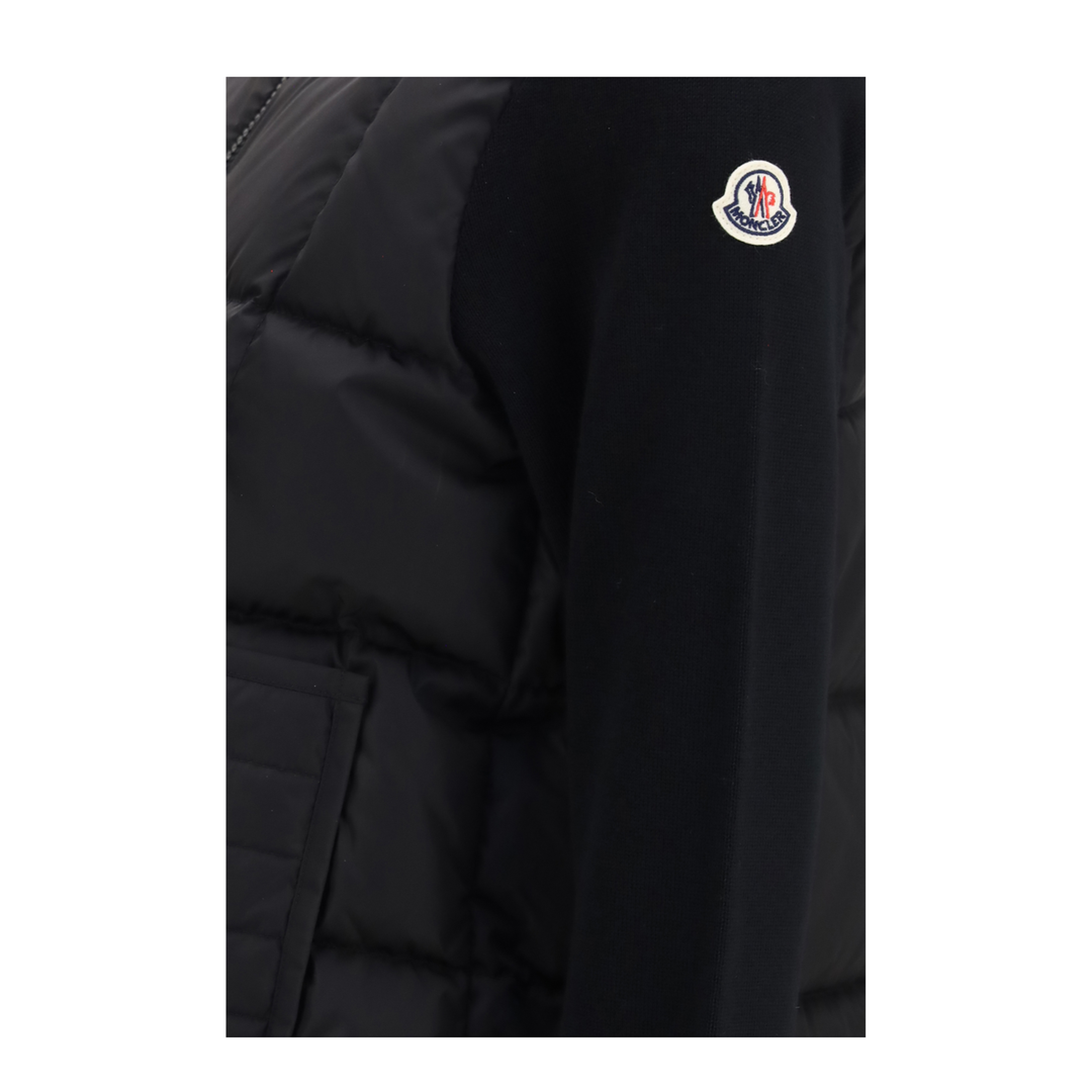 MAYFEYR - Moncler - Quilted Wool Padded Cardigan With Zip - L20939B00067M1131