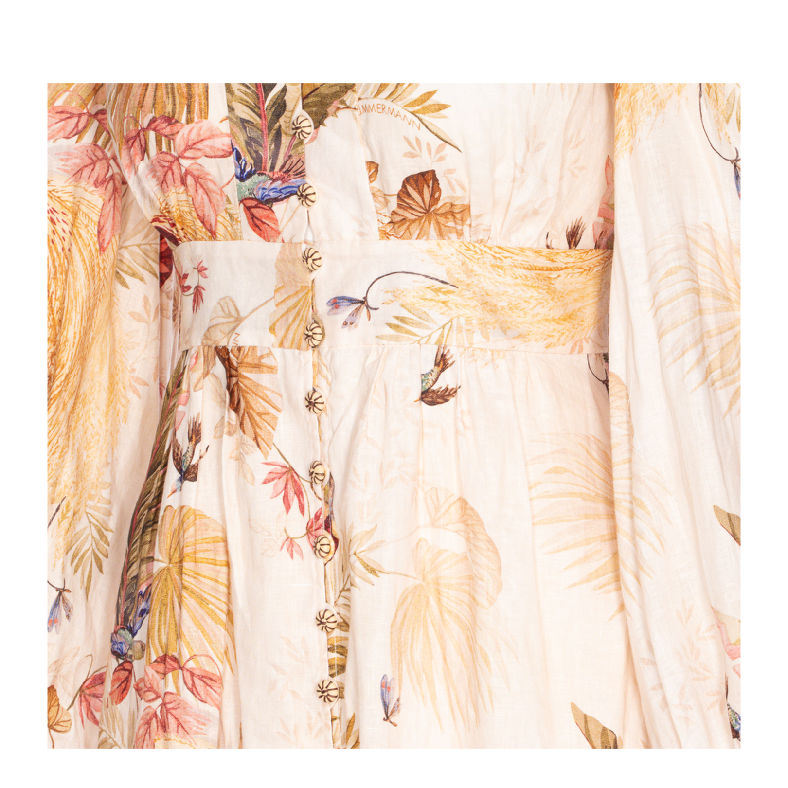 Ascension Printed Linen Dress