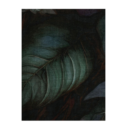 MAYFEYR - Faliero Sarti - Black Floral Print Scarf - 22013590