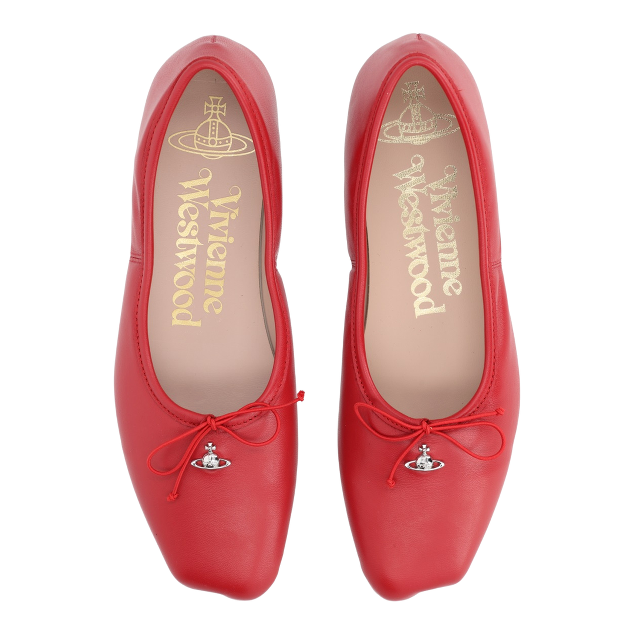 Orb-plaque Ballet Flats