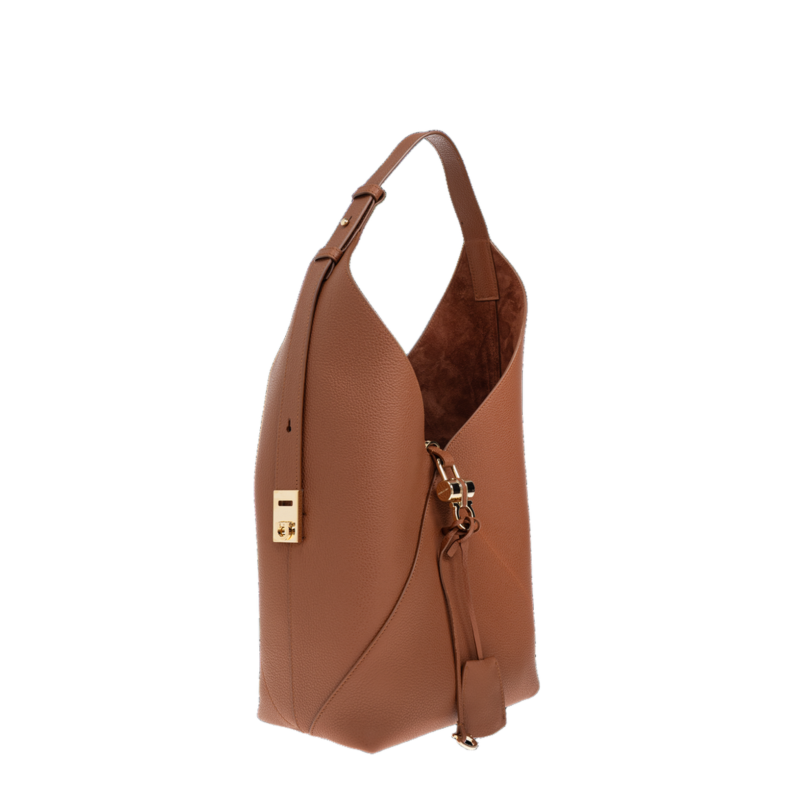 Leather shoulder bag