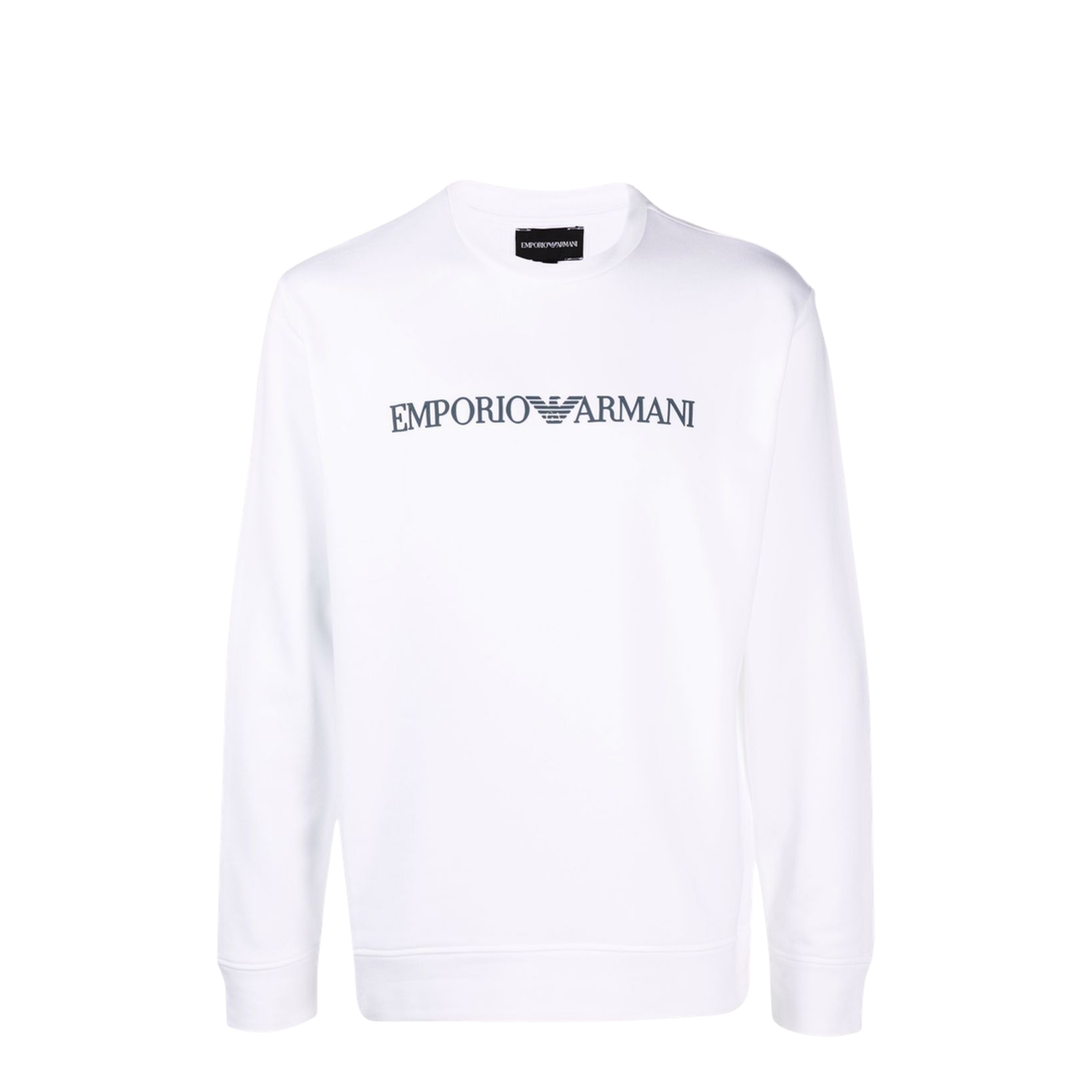 Modal-blend sweatshirt with logo print