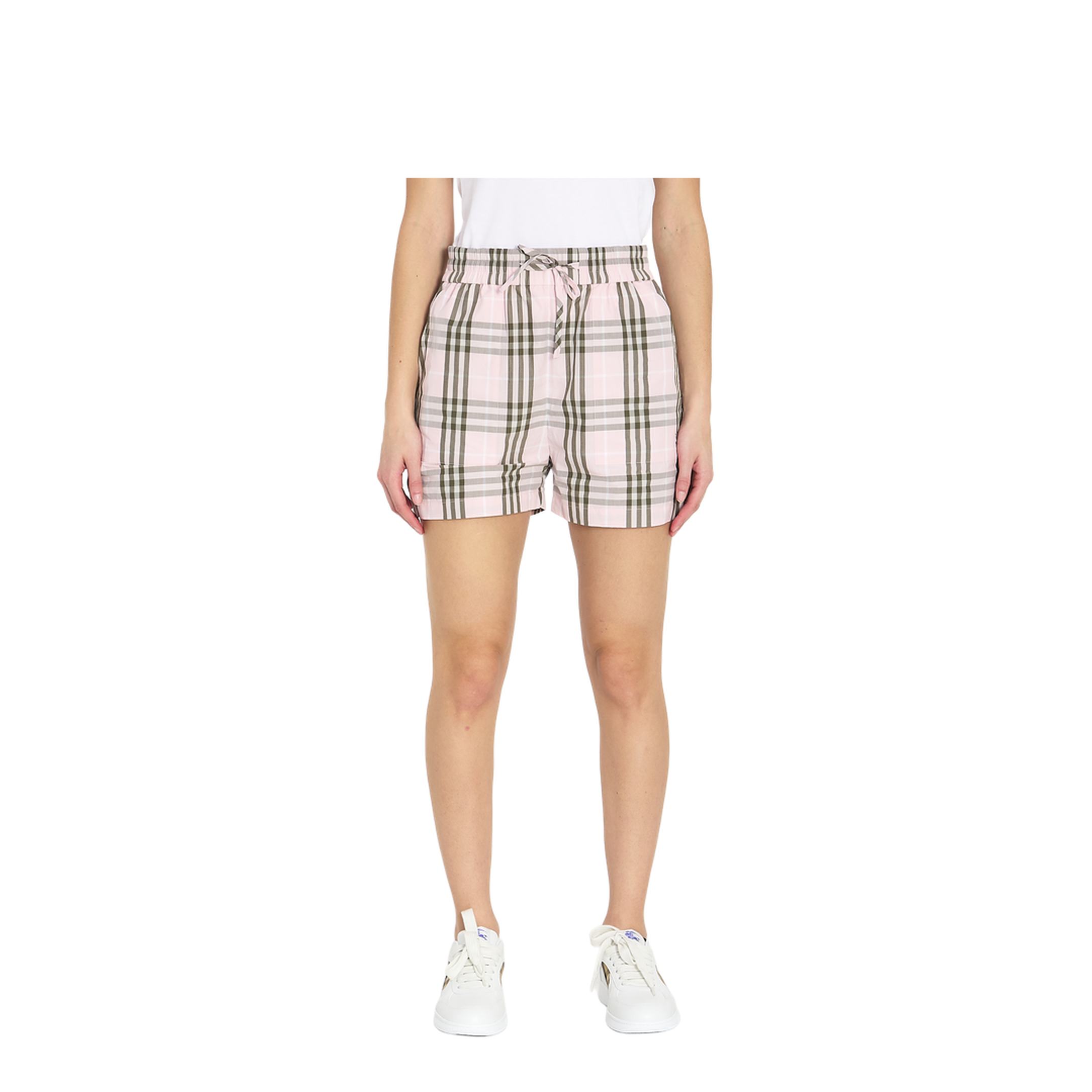 Cotton Check Shorts