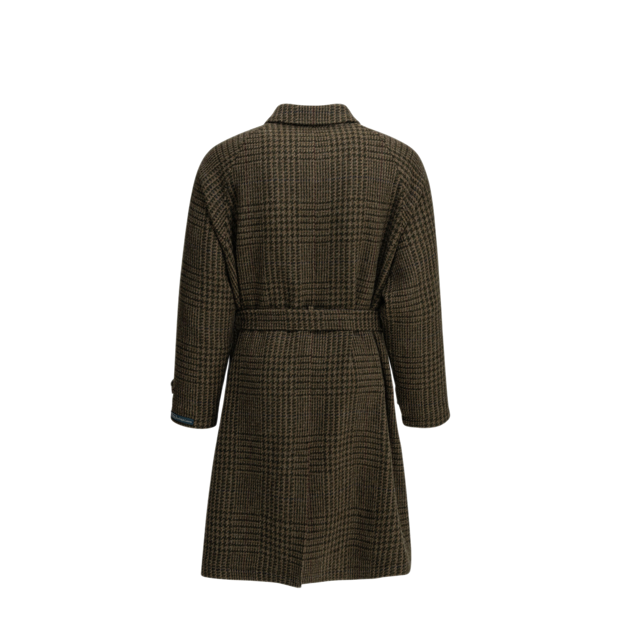 MAYFEYR - Polo Ralph Lauren - Balmacaan Long Coat - 715B26183001LODENMULTIBURGUNDY