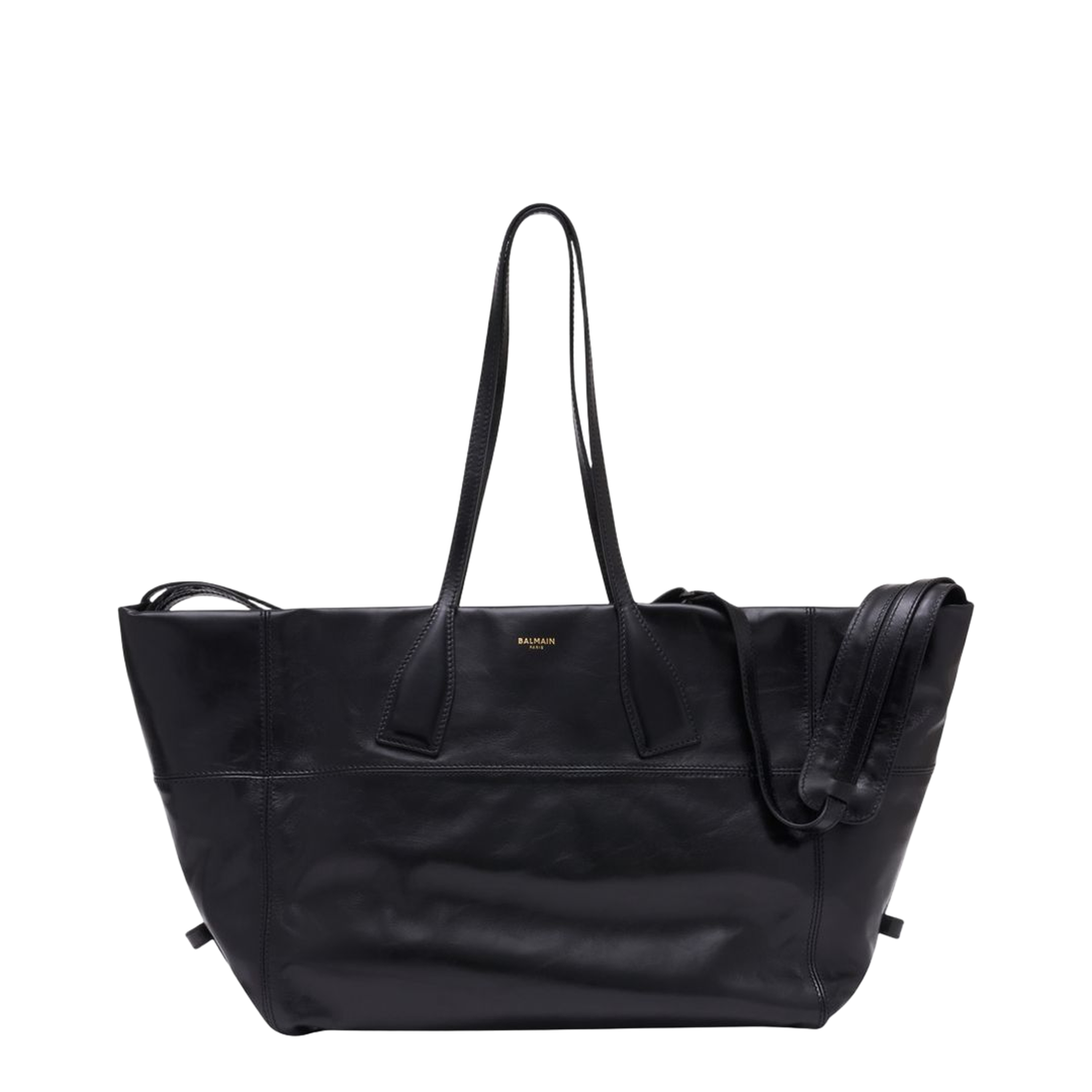 Top-Handle Tote Bag Black
