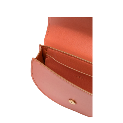 Chloé Orange Mini Marcie Crossbody Bag