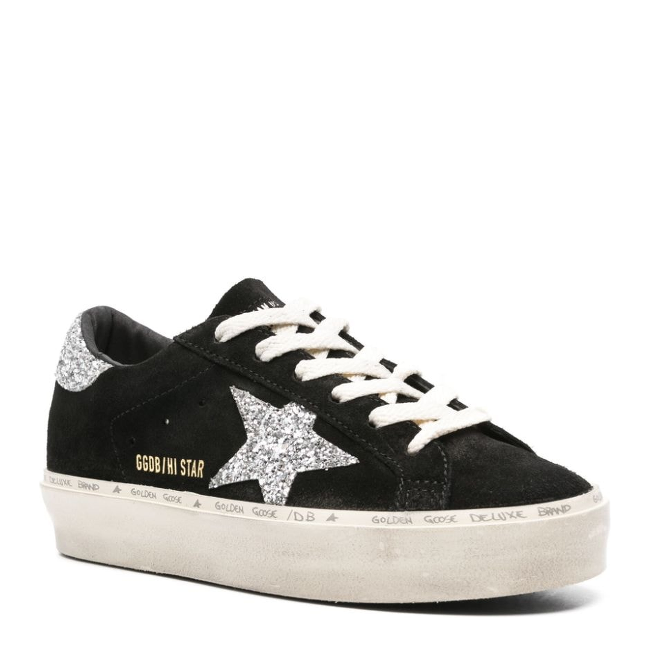 Black Hi Star Suede Sneakers