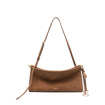 Le Click East West Medium Calfskin Bag - Brown