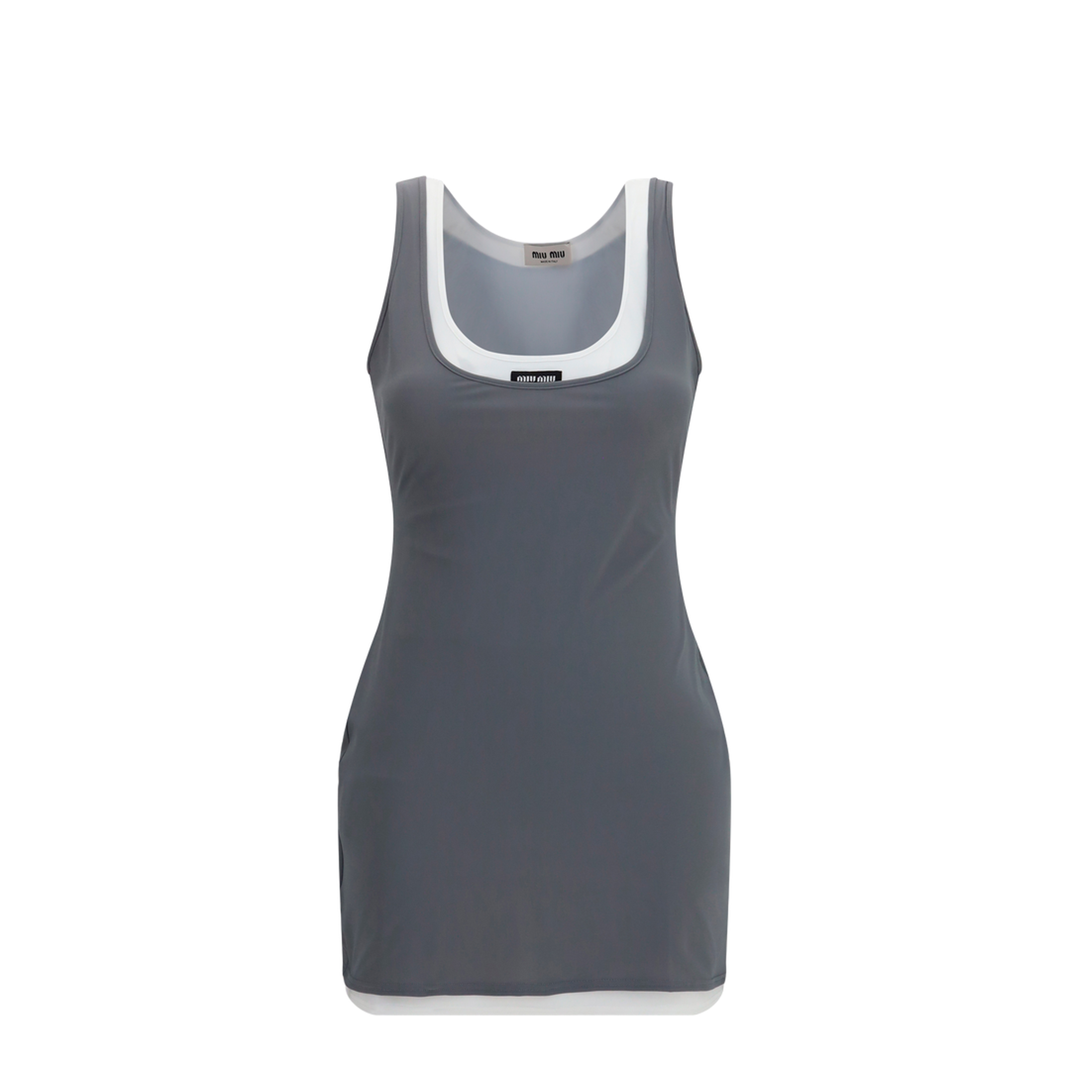 MAYFEYR - Miu Miu - Short Stretch Jersey Dress - MF6438SOOO122R