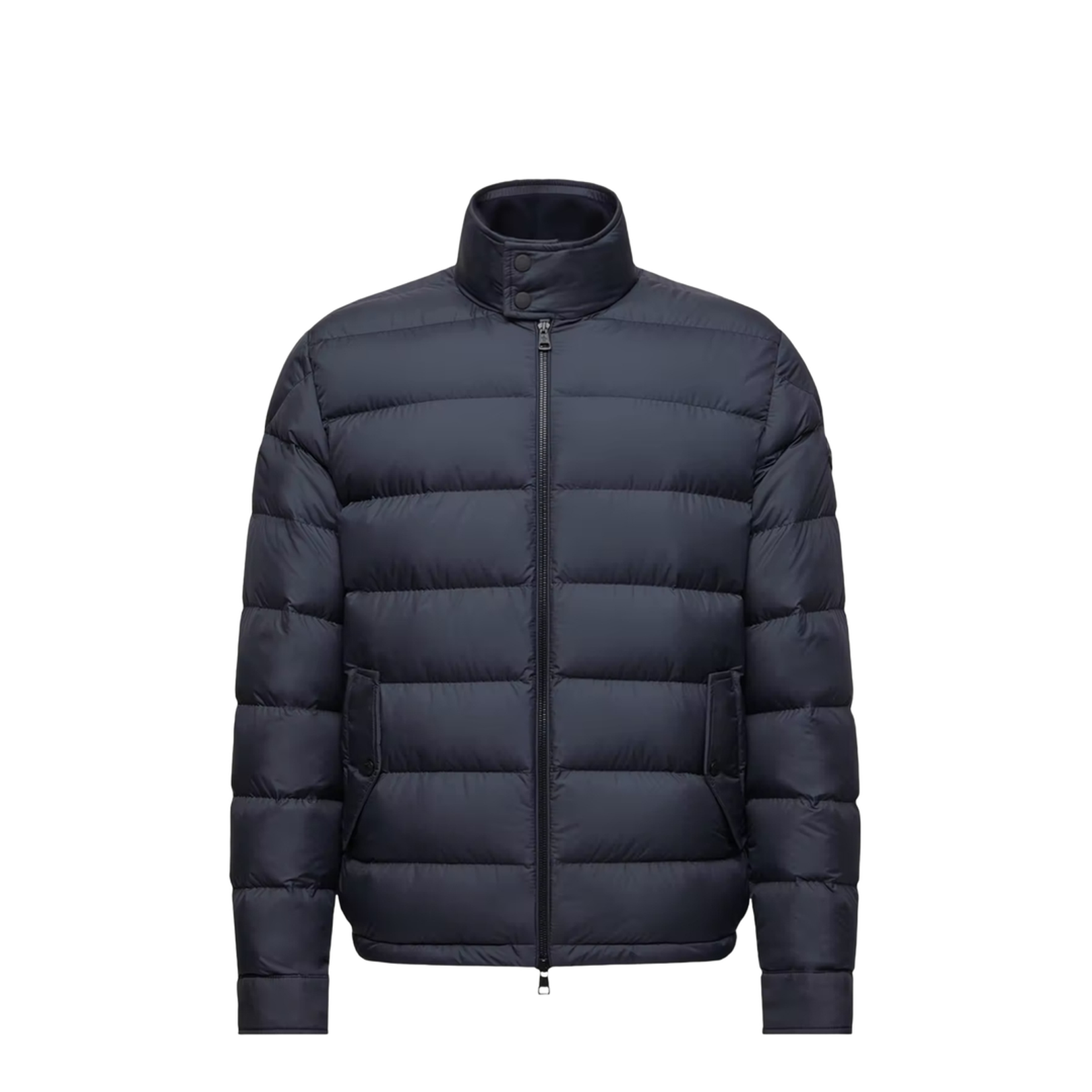 Navy Blue Phrier Short Down Jacket