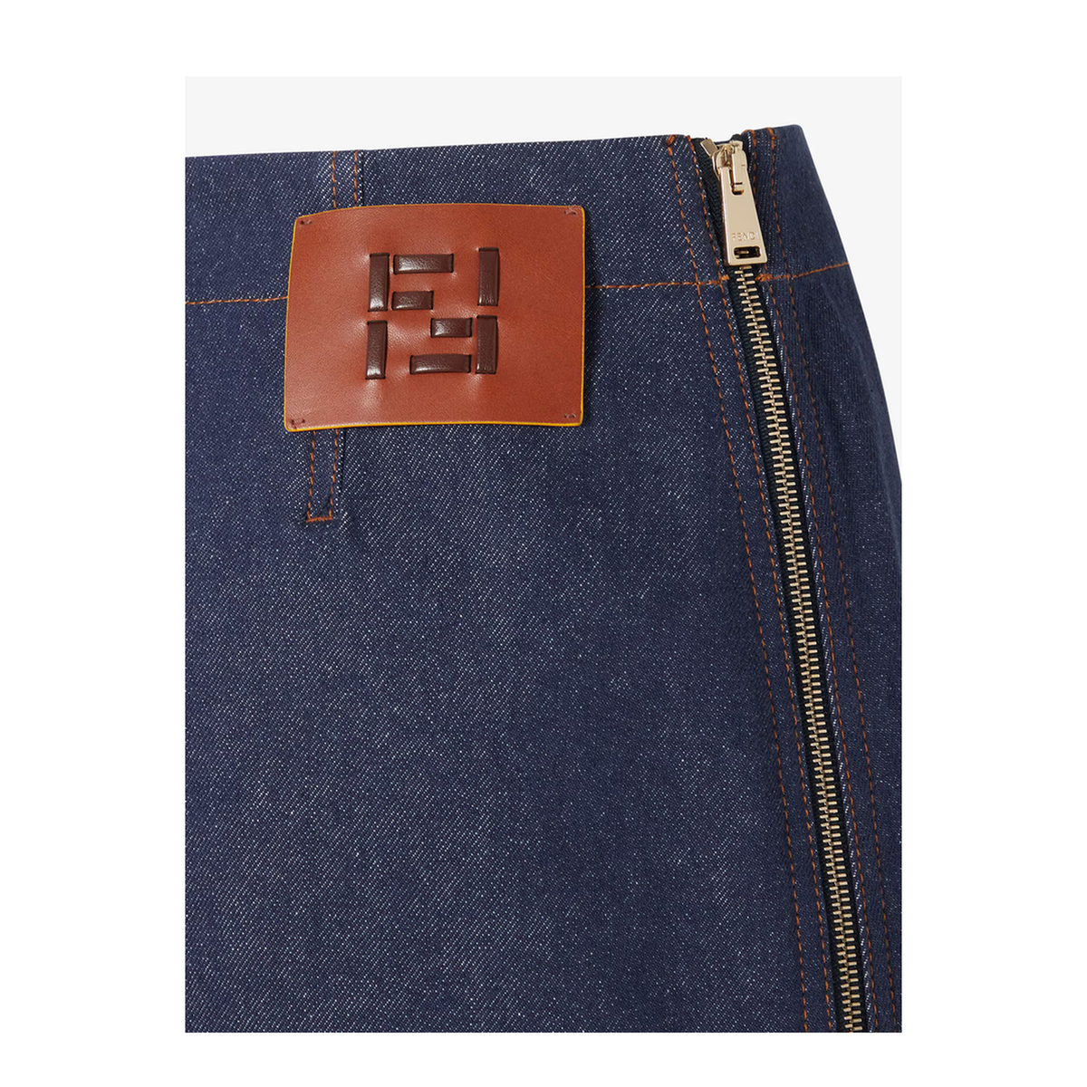 Navy Blue Mini Skirt