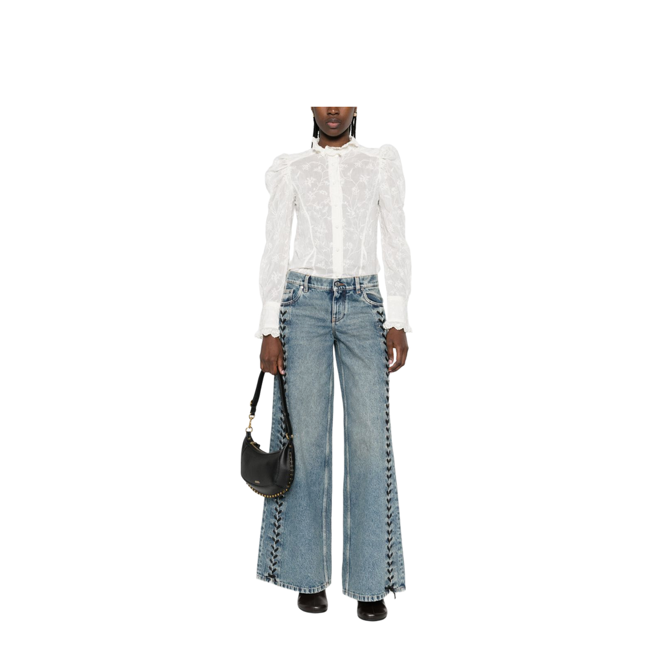 JEANS WITH LACES