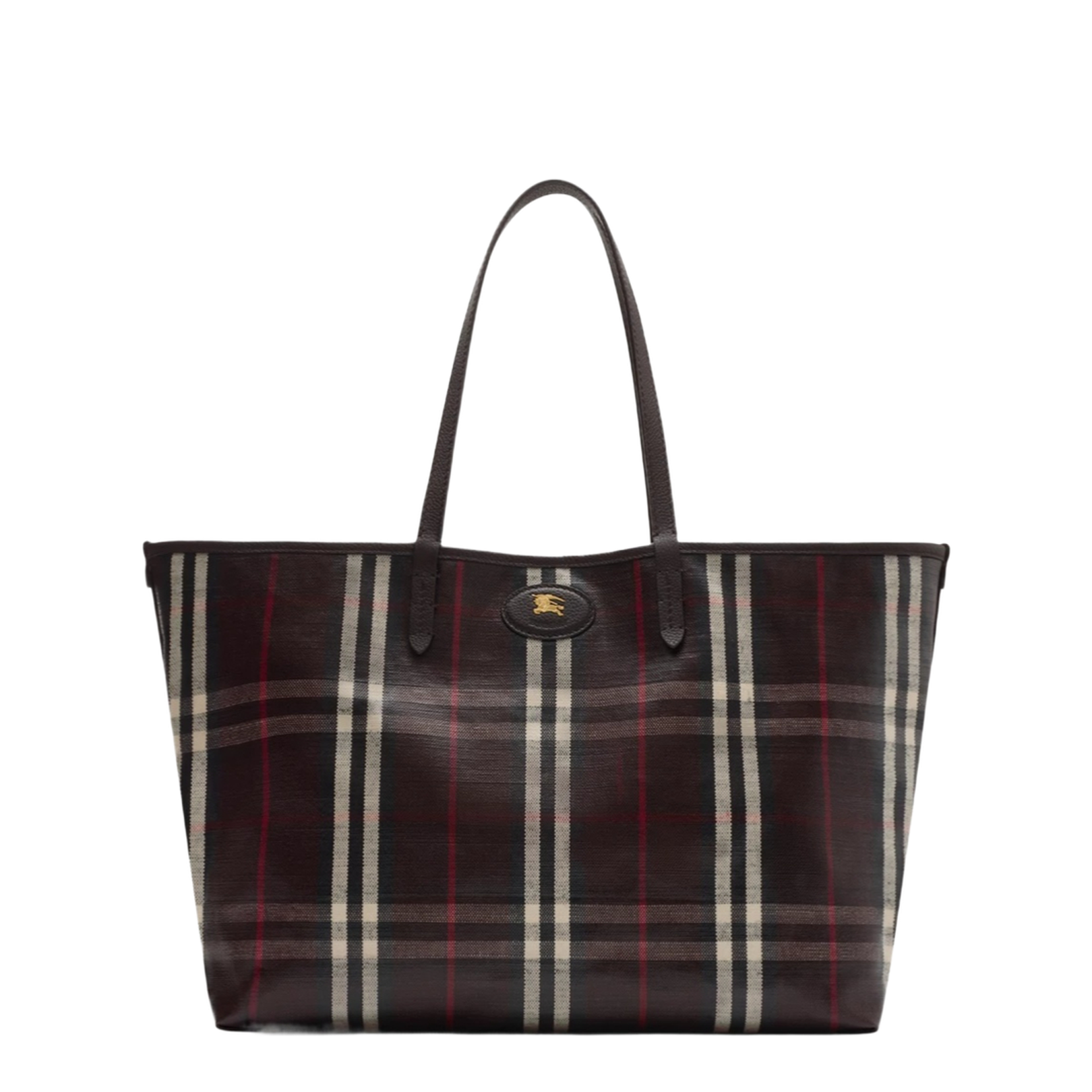 Medium Highlands Tote in Mahogany Red
