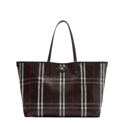 Medium Highlands Tote in Mahogany Red
