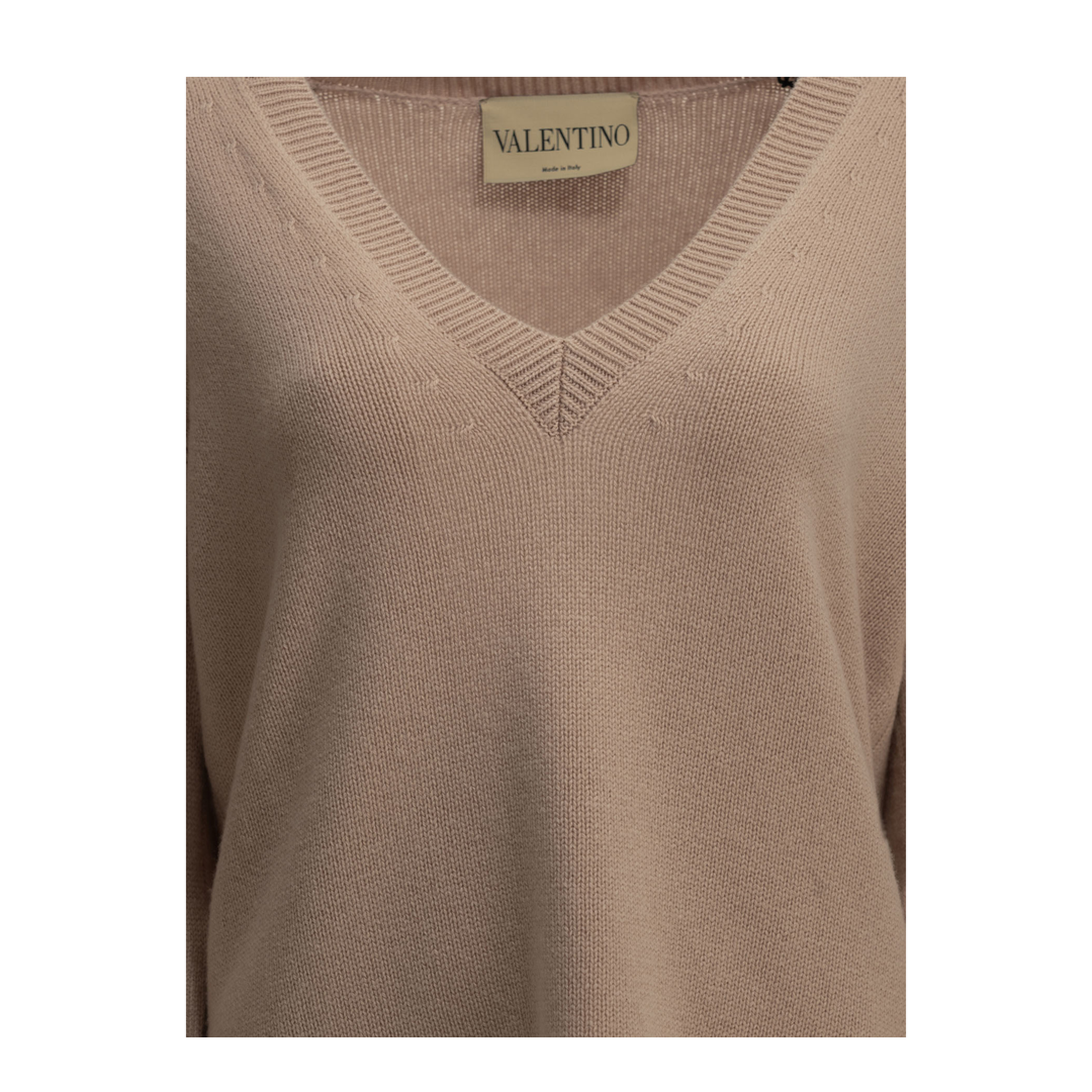 MAYFEYR - Valentino - V Neck Cashmere Sweater - 9B0KC76ZAJ6P45