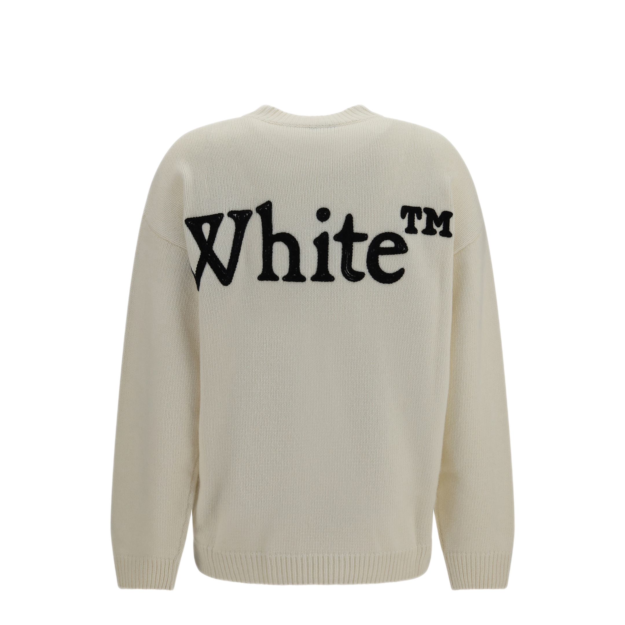 MAYFEYR - Off-White - Bookish Shared Crewneck Sweater - 2FE00533TW221