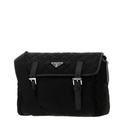 MAYFEYR - Prada - Black Fabric Crossbody Bag - 1BD953VD1N2ZSIF0002