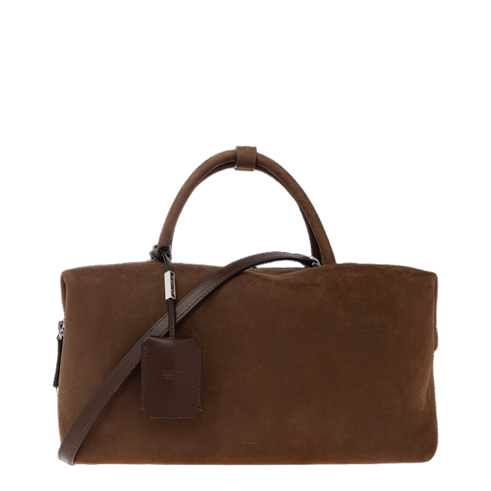 Large Nubuck Leather Satchel