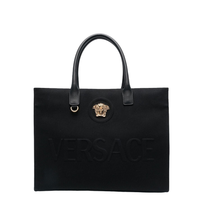 Black Canvas Handbag