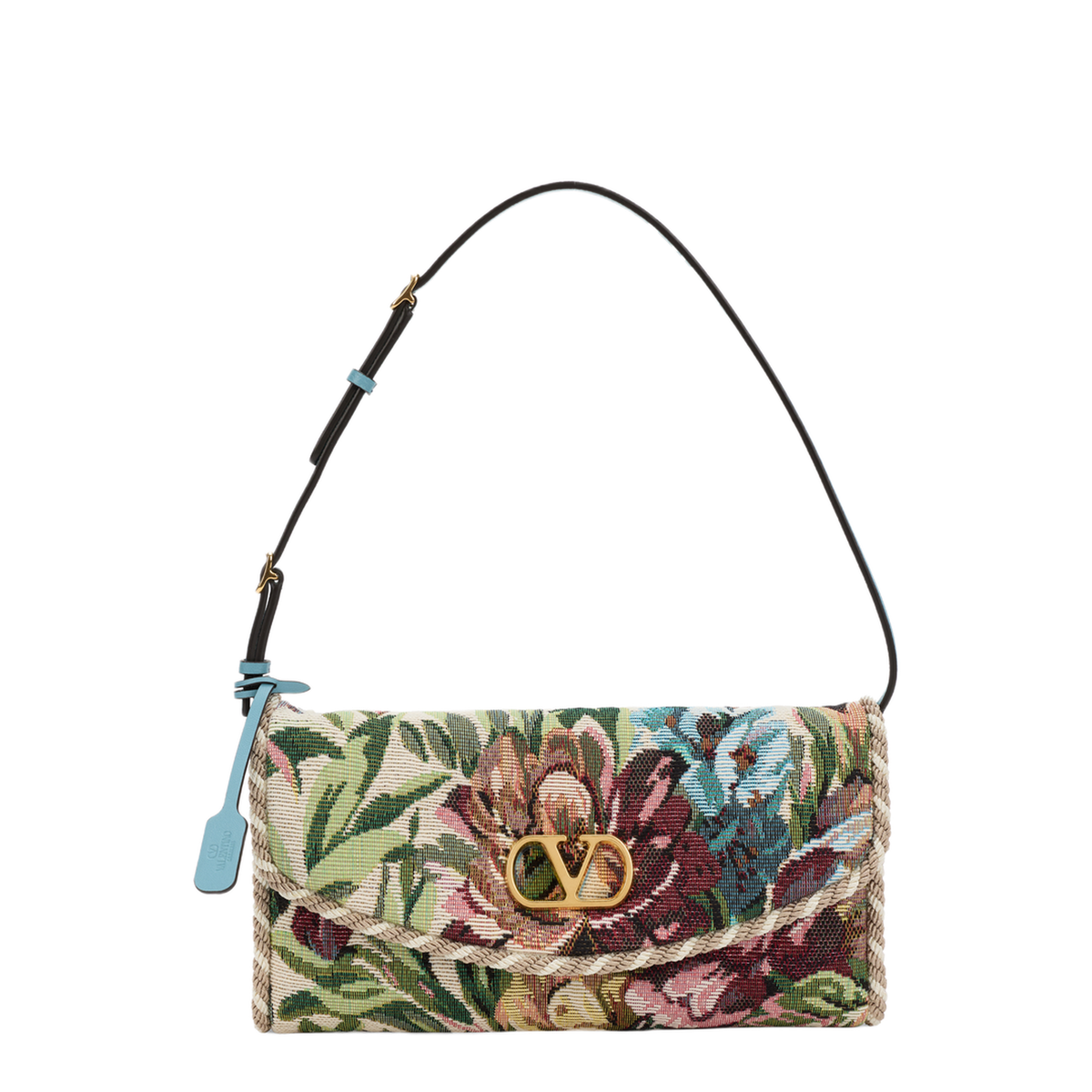 MAYFEYR - Valentino - Floral Shoulder Bag Vlogo - 8W0B0T31TMICYQ