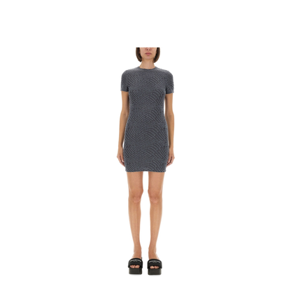 MAYFEYR -  - Jacquard Mini Dress With Logo - 4CC3256827531