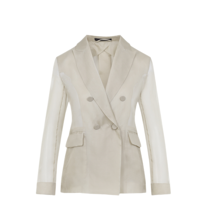 MAYFEYR - Max Mara - Pianoforte Slogan Organza Jacket - 2611041014600001