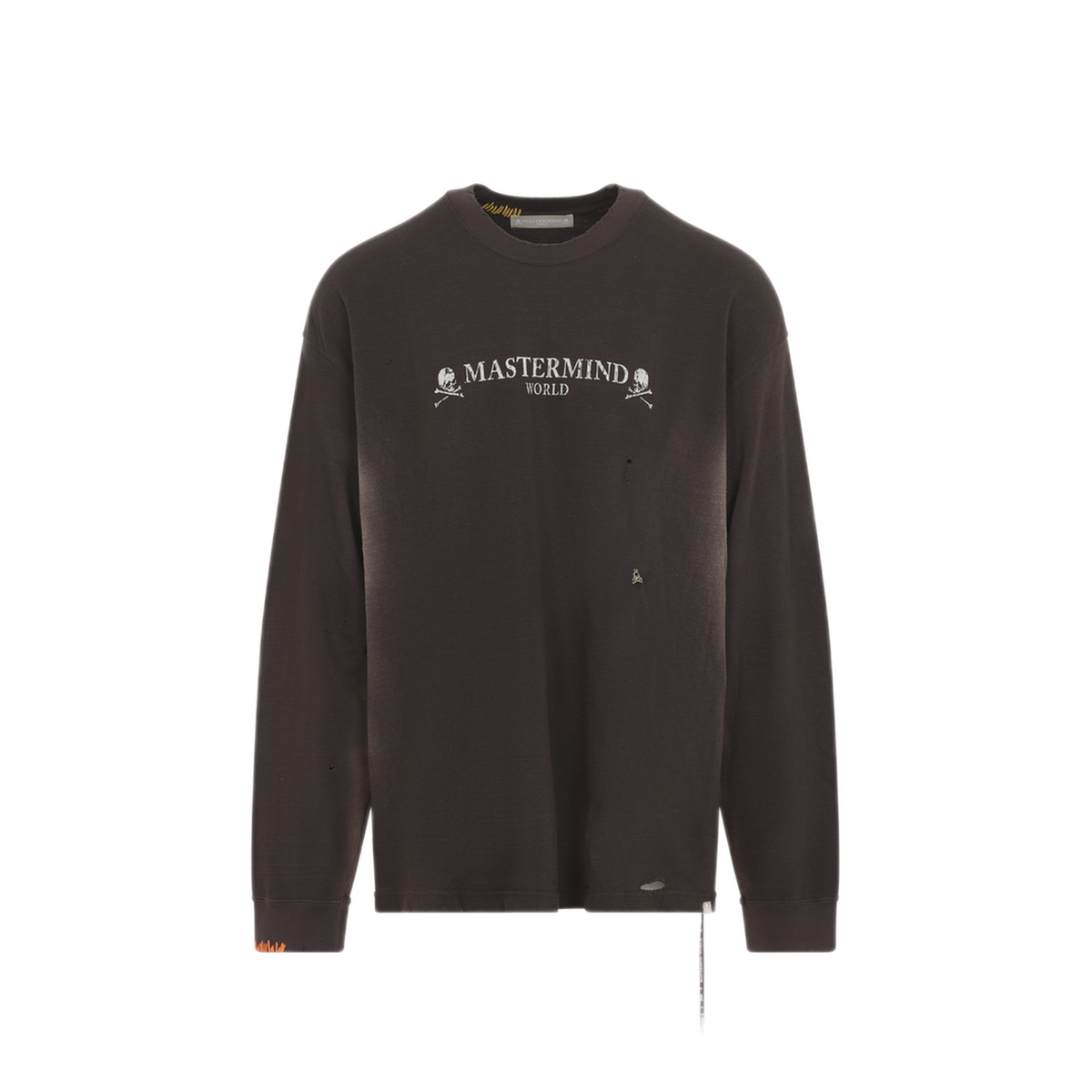 MAYFEYR - MASTERMIND WORLD - Og Vintage Ls Tee - MW26SE2TS006012BROWN