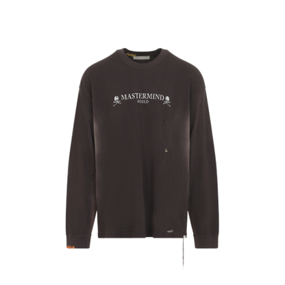 MAYFEYR - MASTERMIND WORLD - Og Vintage Ls Tee - MW26SE2TS006012BROWN