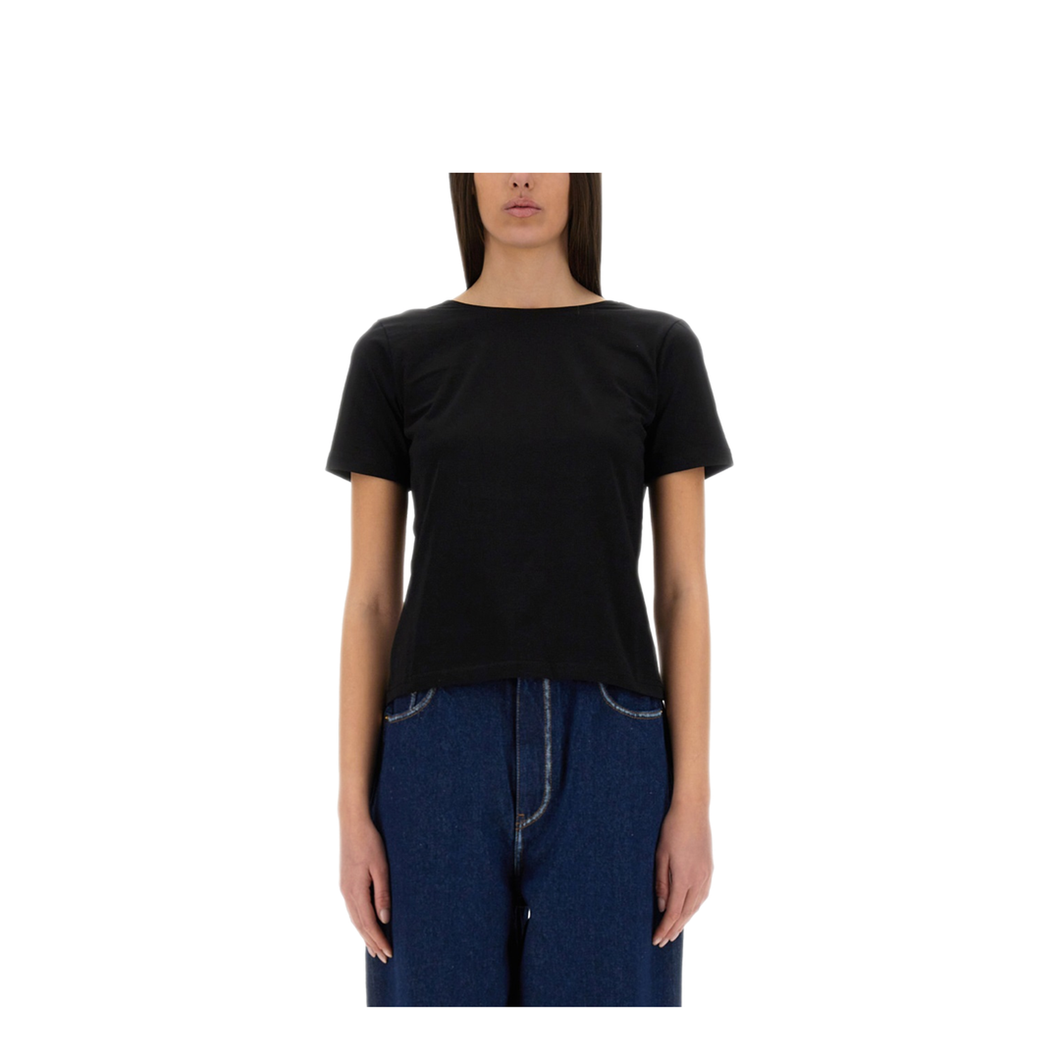 MAYFEYR - NINA RICCI - T Shirt With Back Neckline - 25PJTO029CO1094U9000