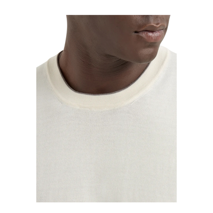 Ribbed Short-Sleeves T-Shirt