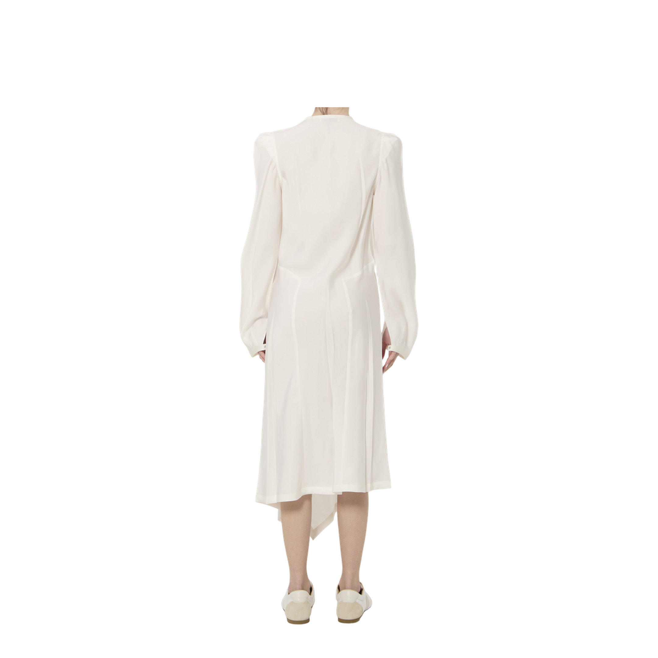 MAYFEYR - Lemaire - Creased Bias Midi Dress - DR1135LF1611WH001